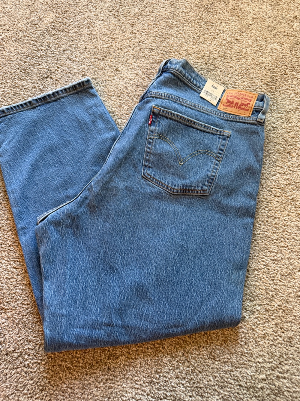 Levi's 501 Original Women's Straight Leg Jeans Blue Size 18W NWT